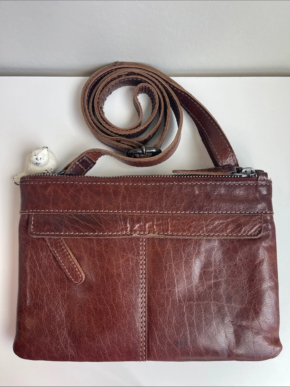 Wild West Los Angeles Genuine Leather Crossbody Bag